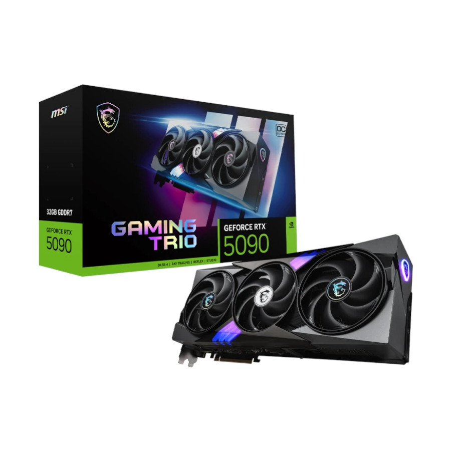 VGA MSI GeForce® RTX 5090 32GB GAMING TRIO OC VGA MSI GeForce® RTX 5090 32GB GAMING TRIO OC