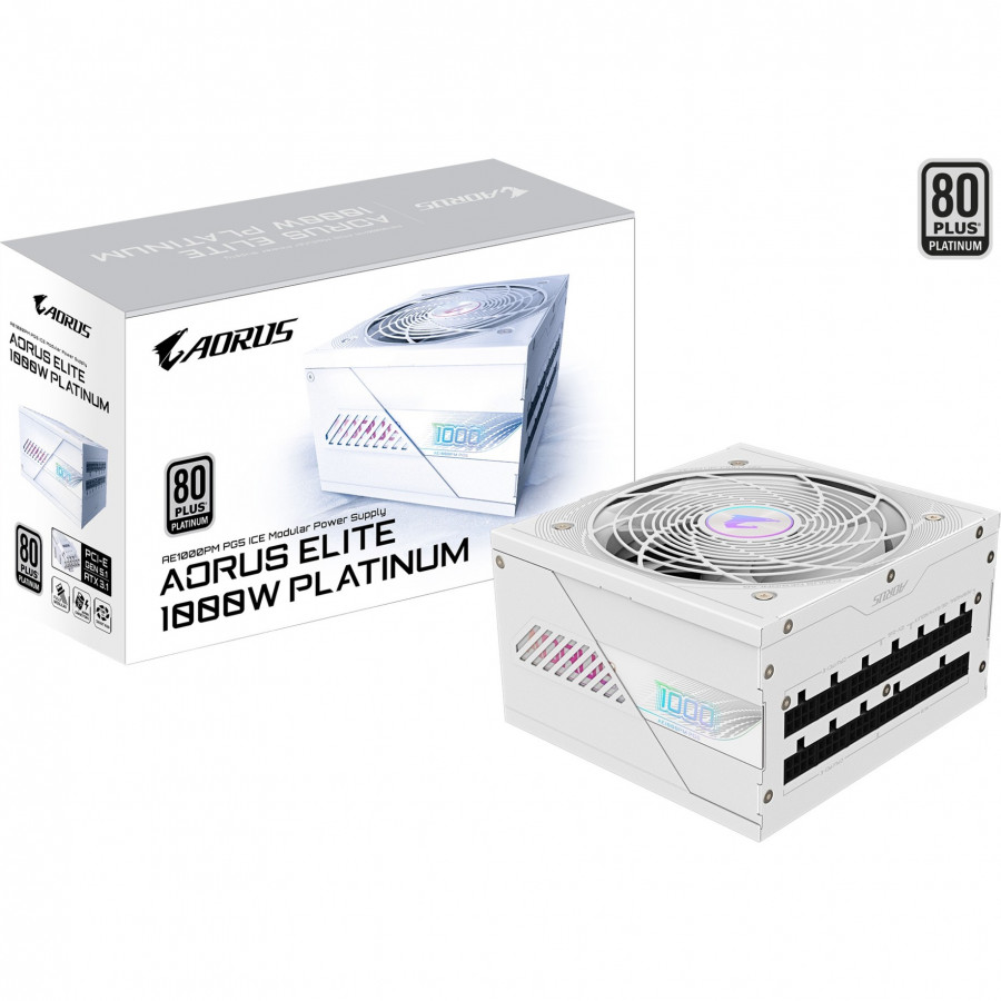 GIGABYTE GP-AE1000PM PG5 80 PLUS Platino blanca GIGABYTE GP-AE1000PM PG5 80 PLUS Platino blanca