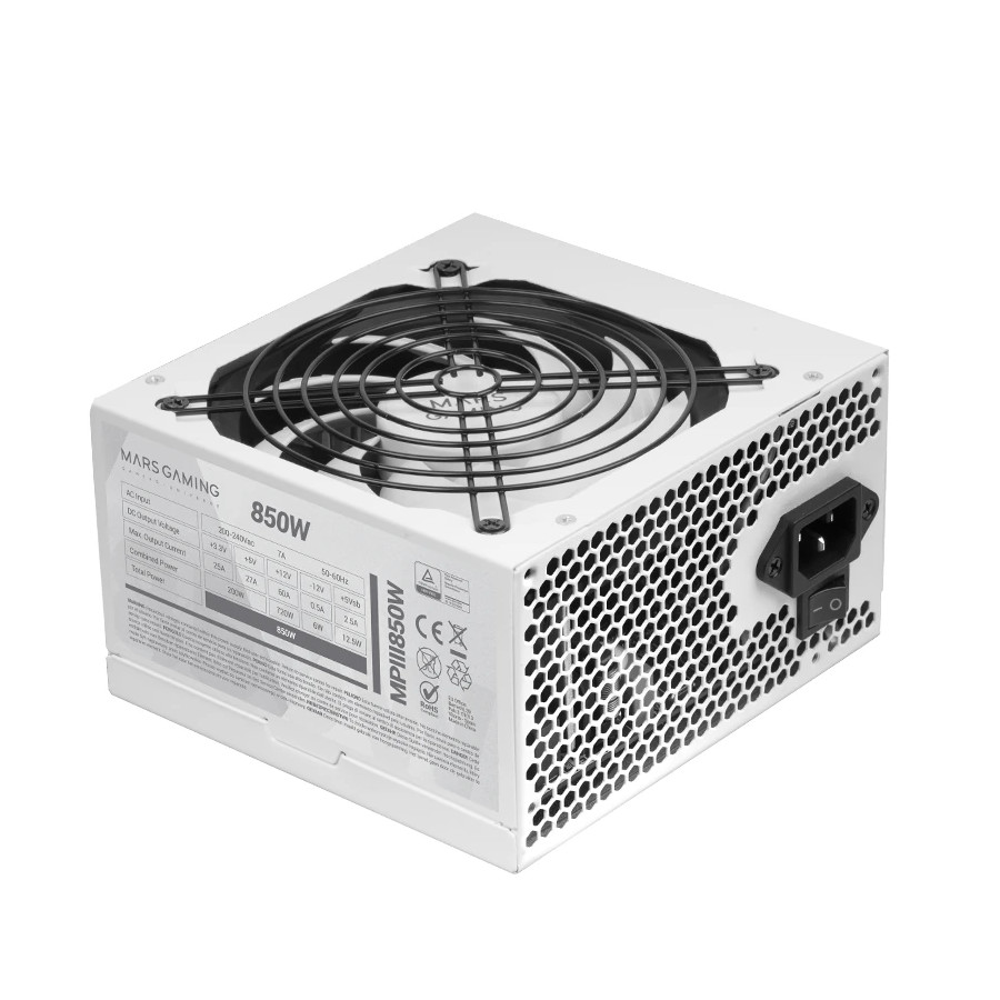 MARS GAMING MPIII 650W,Silent blanca MARS GAMING MPIII 650W,Silent blanca