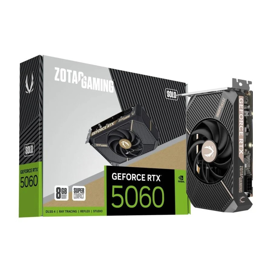 ZOTAC GeForce® RTX 5060 8GB Solo ZOTAC GeForce® RTX 5060 8GB Solo