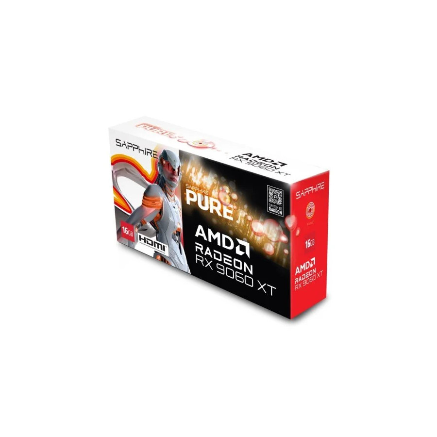 SAPPHIRE PURE Radeon RX 9060 XT 16GB Gaming OC (UEFI) SAPPHIRE PURE Radeon RX 9060 XT 16GB Gaming OC (UEFI)