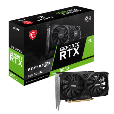 MSI GeForce RTX 3050 6GB Ventus 2X E OC