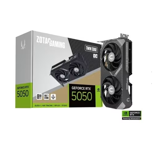 ZOTAC GeForce RTX 5050 8GB Twin Edge OC GDDR6