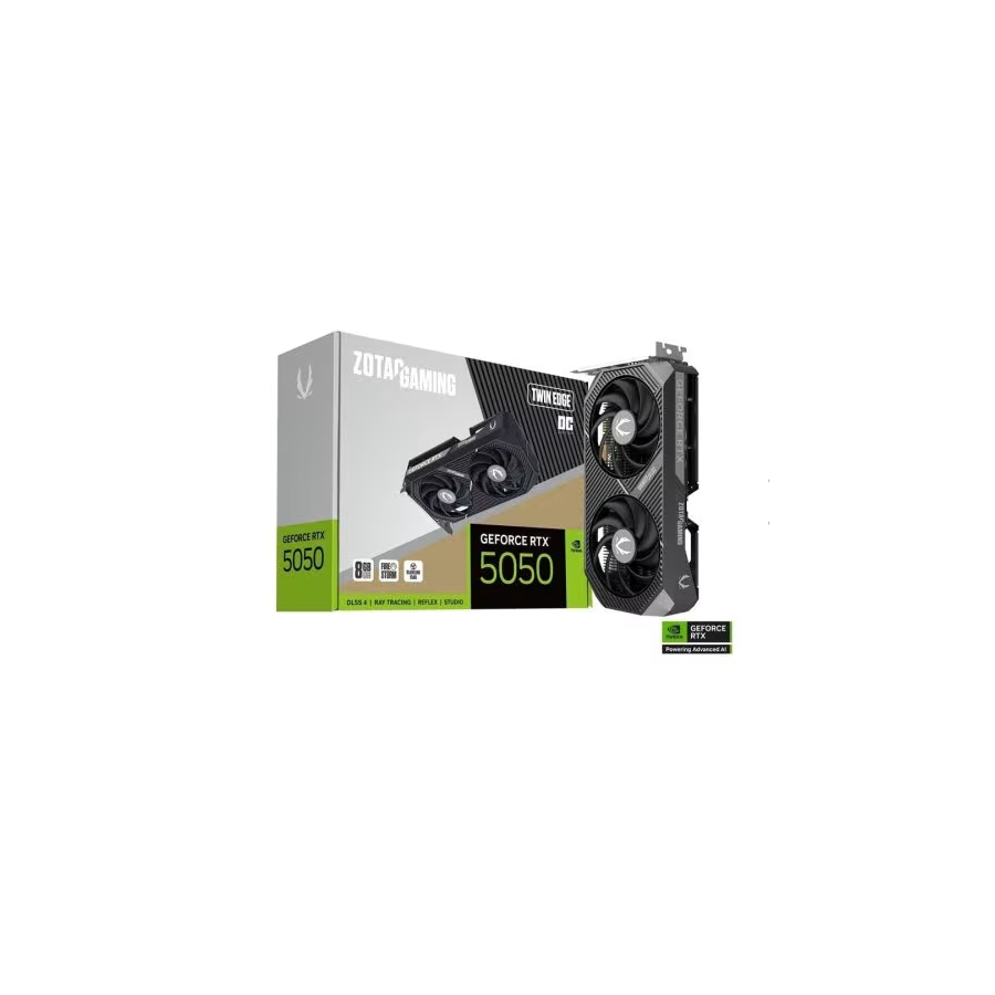 ZOTAC GeForce RTX 5050 8GB Twin Edge OC GDDR6 ZOTAC GeForce RTX 5050 8GB Twin Edge OC GDDR6