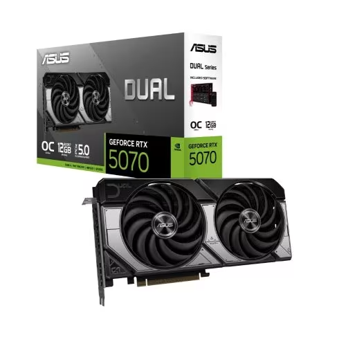 Asus GeForce RTX 5070 12GB GDDR7 Dual OC Edition
