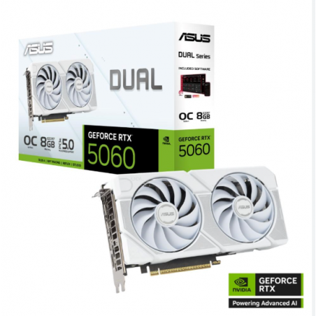 Asus GeForce RTX 5060 8GB Dual OC White