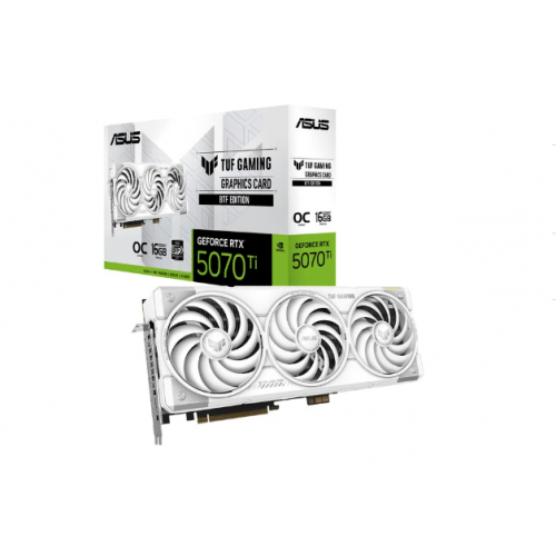 Asus GeForce RTX 5070TI 16GB TUF Gaming BTF OC Edition White