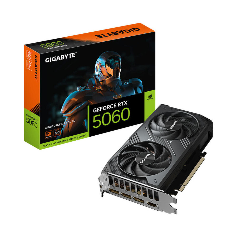 Gigabyte GeForce RTX 5060 8GB Windforce Max OC Gigabyte GeForce RTX 5060 8GB Windforce Max OC