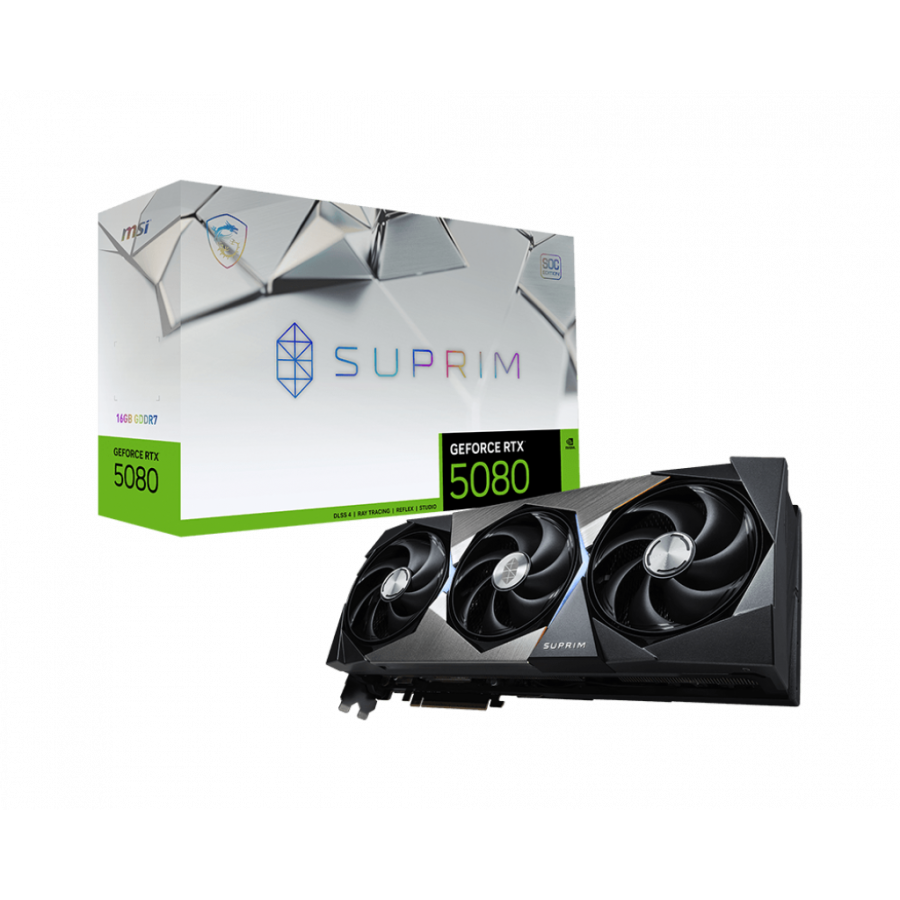MSI GeForce RTX 5080 16GB SUPRIM OC MSI GeForce RTX 5080 16GB SUPRIM OC
