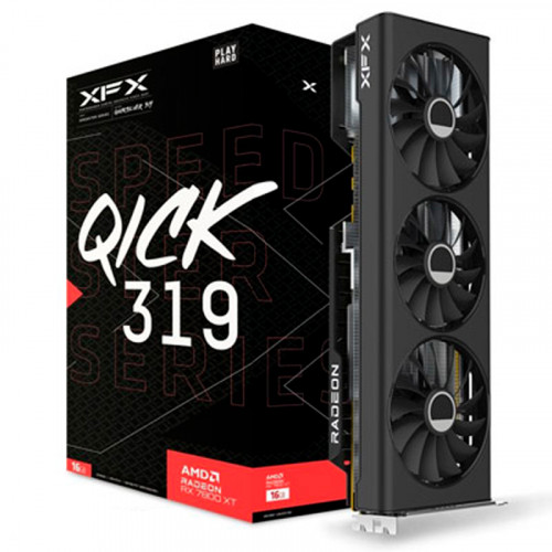 XFX Speedster QICK 319 RX 7800 XT 16GB GDDR6 | Tarjeta Gráfica Gaming AMD