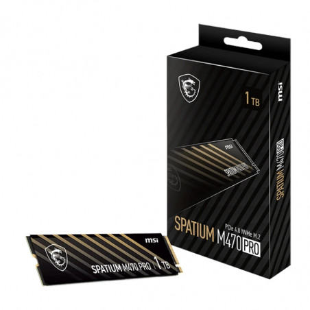 SSD MSI 1TB Spatium M470 Pro PCIe M.2 NVME PCIe 4.0 x4 (retail) S78-440L0J0-P83