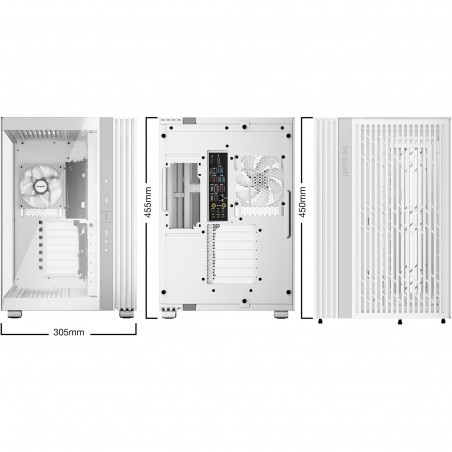 Be quiet! Base 600 ARGB LX Blanca
