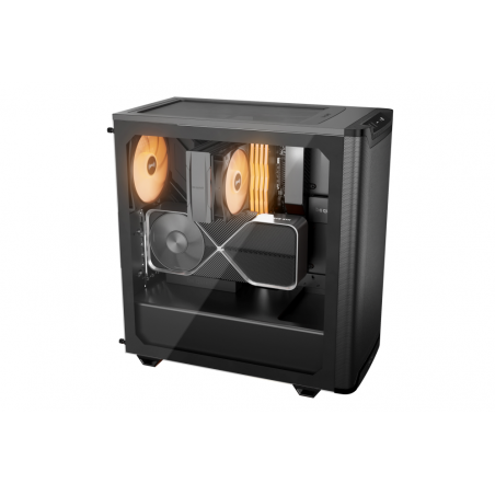 BeQuiet PURE BASE 501 LX ARGB Cristal Templado negra