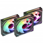 Mars Gaming PWM ARGB 120mm Kit 3x negro