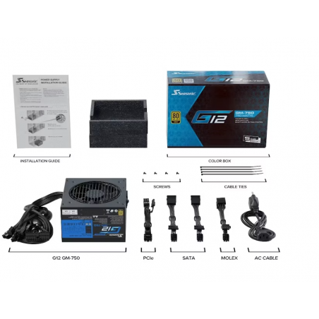 Seasonic G12 GM-750W 80 plus Gold