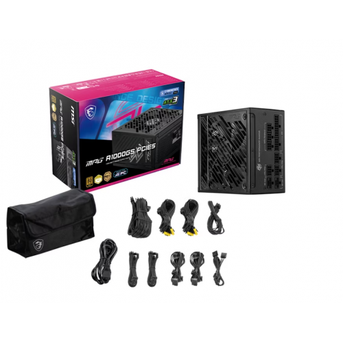 MSI MPG A1000GS 1000W 80+ Gold Modular PCIE 5.1