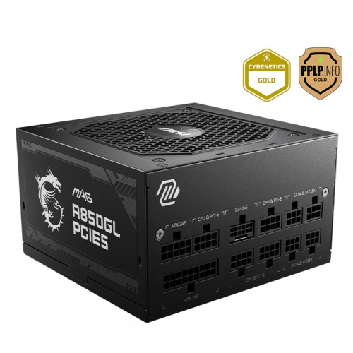 MSI MAG A850GL 850W 80+ Gold PCIE5 II negra