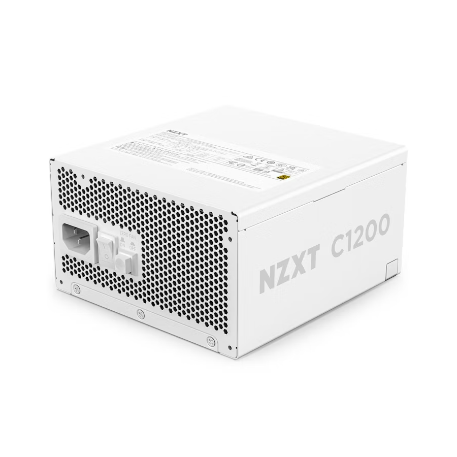 NZXT 1200W 80+ Gold ATX 3.1 PCIe 5.1 Modular Blanca